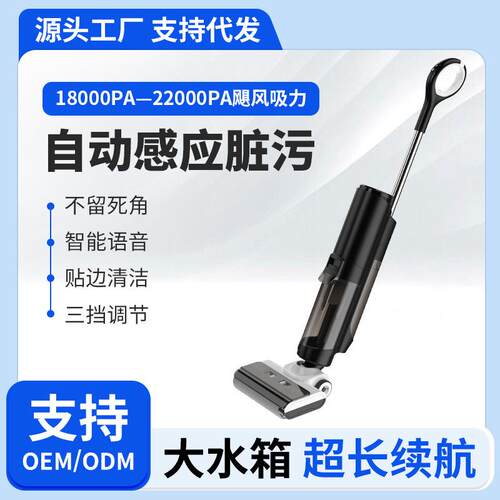 家用洗地机智能拖地机吸拖一体手推式扫地自动三合一自清洁热烘干