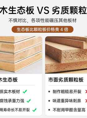 简约一实木书桌书柜体桌组LUE合办公桌家用双台式电脑儿童人写字