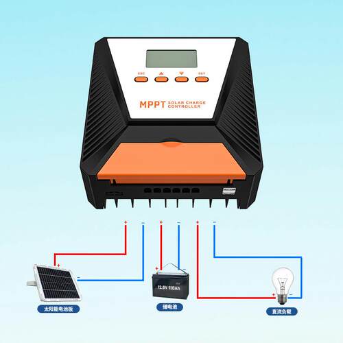 科越厂家mppt太阳能控制器10A-60A自动识别12V/24V光伏mppt控制器