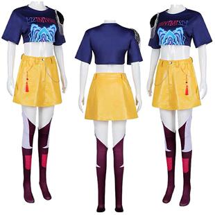 Kids Cosplay Cartoon Mira Outfits Zoey Rumi Girls Costume