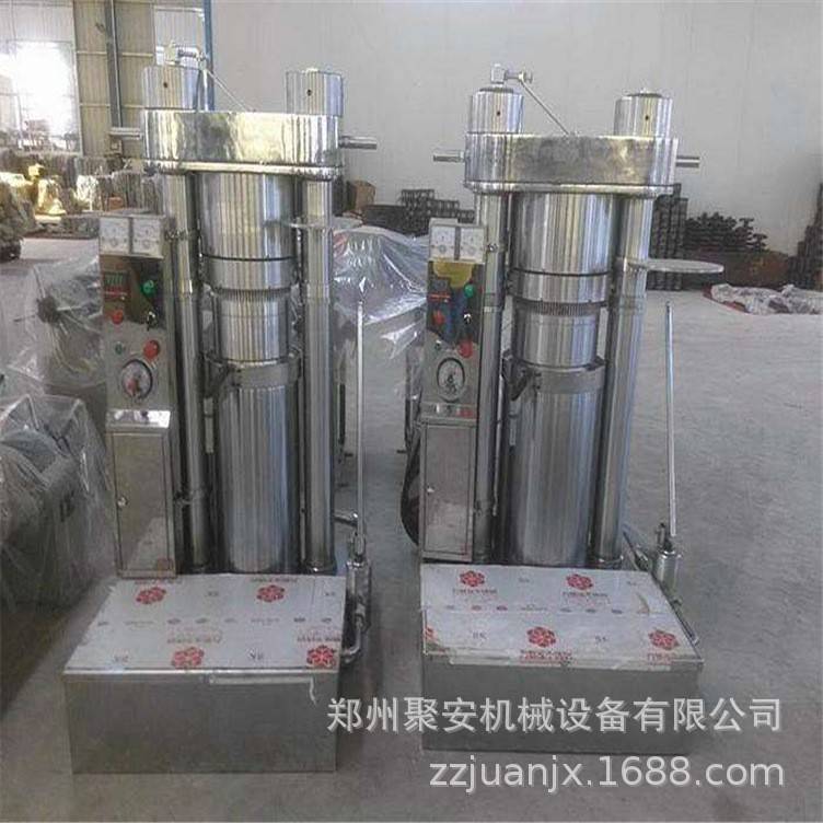 商用家用全自动榨油机 新型立式液压香油机 大豆花生茶籽榨油机