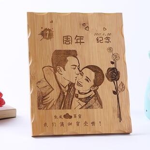 复古雕刻 菜单 木版画 DIY 木刻画 时尚创意 木板工艺品摆件