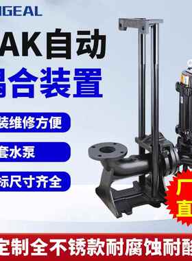 厂家直销水泵耦合装置GAK100配排污泵自动耦合装置