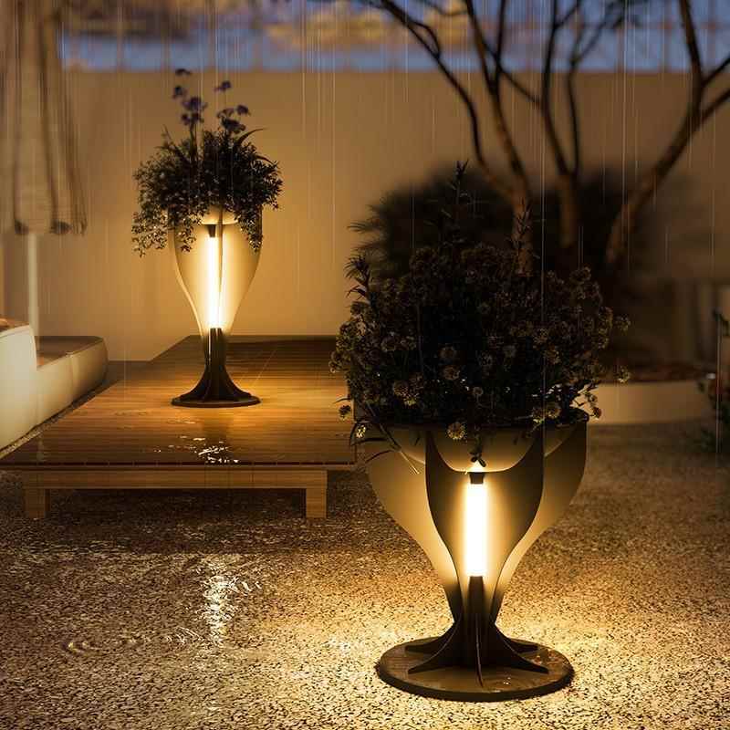 防水灯花架FJS灯太阳能庭院景明观不锈钢镂空氛围草坪照院灯庭装