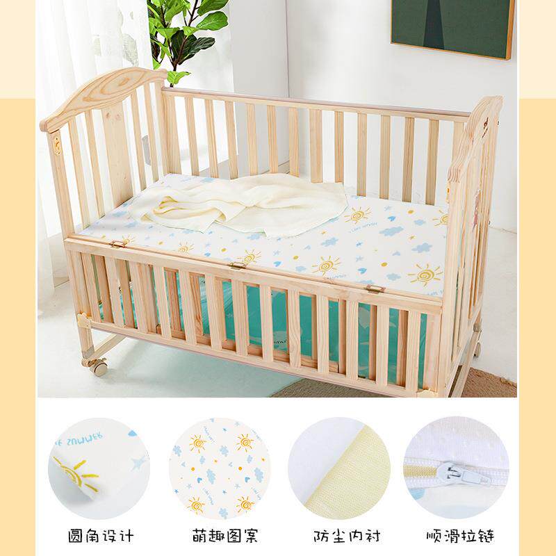 婴儿床垫褥垫宝宝新生儿纯棉印花水洗软垫四季通用幼儿园午睡垫子