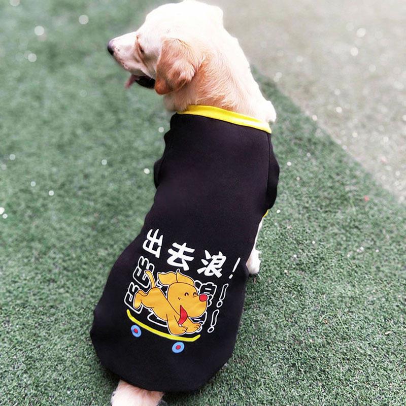 宠物服装金毛拉布拉多边牧狗狗衣服中型犬大型犬秋冬款厚款卫衣新