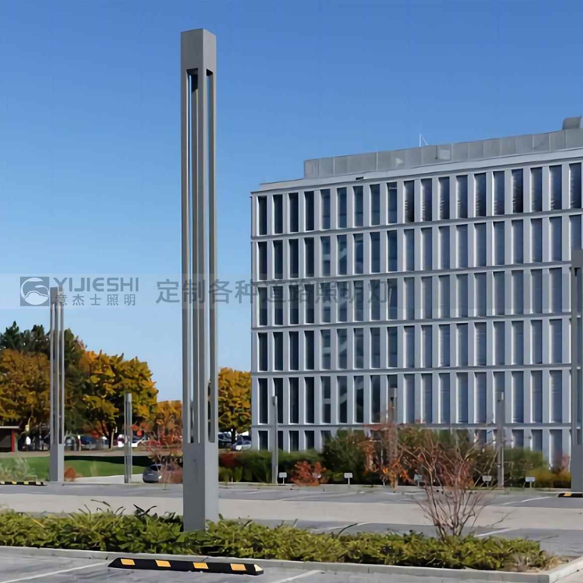 现货L厂ED灯四面空方形小灯镂柱广场区公园镂空四方园林景观庭院