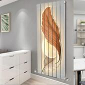 客厅 明装 暖气片家用水暖壁挂式 铜铝覆合散热片超薄钢制暖气立式