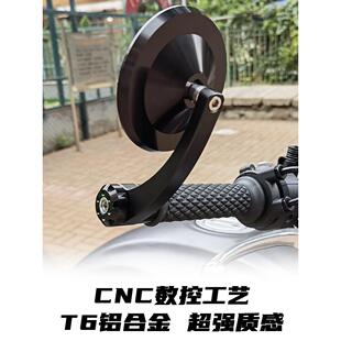 金吉拉灰石300tr300春风250clc后视镜 适用黑旗500闪300手把镜改装