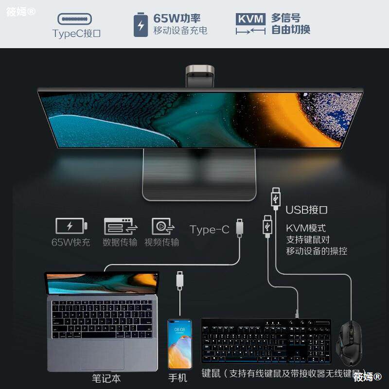 AOC Q27U2 27英寸2K高清AH-IPS屏幕台式电脑液晶设计显示器壁挂