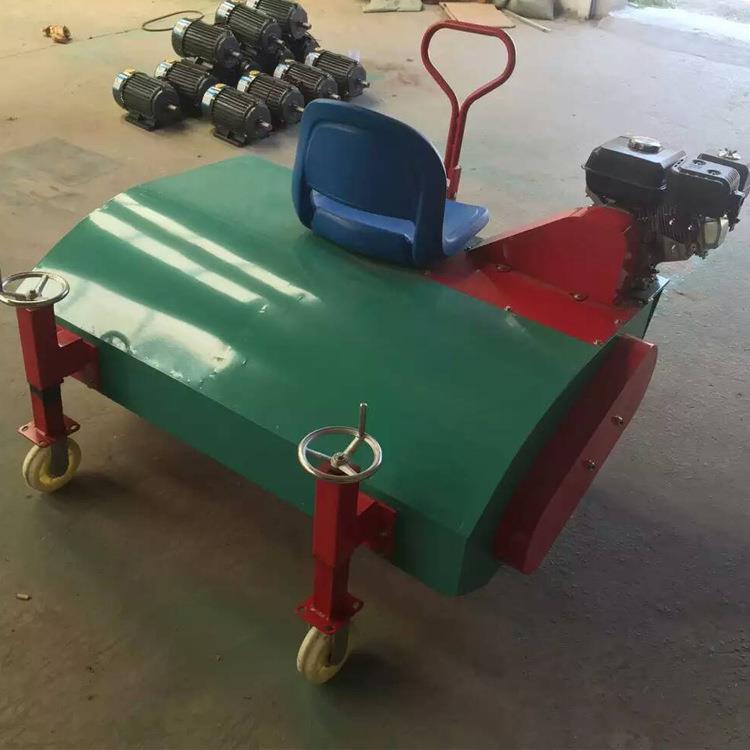 机园林油草坪打扫大型草场草坪刷理冲砂机汽动2漏力刷草沙机