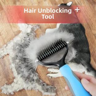 宠物梳子泰迪Corkin毛狗解开特殊刷狗毛猫毛去除刷神器狗解开梳子