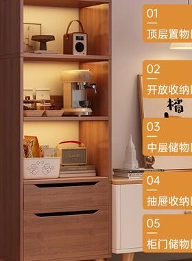 书柜地置物柜客收纳柜SG0068电厅视边柜立柜墙角夹缝防尘展柜落子