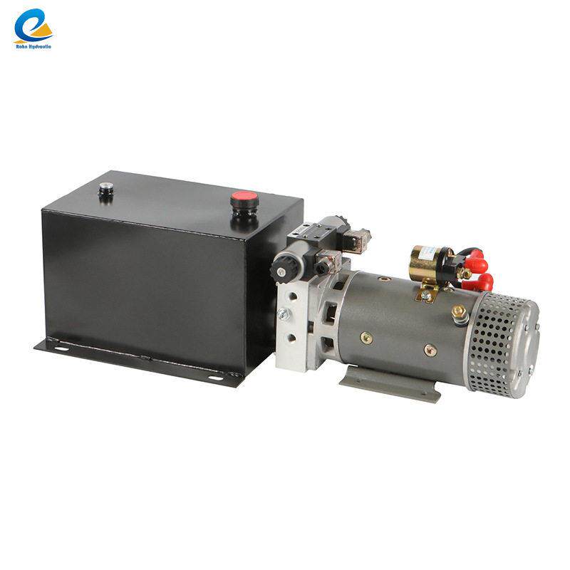 12V24V4KW3KW液压动力元直流马达伸缩液压支腿系统油缸半挂车