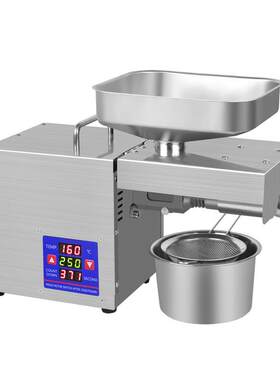 新款LTP218小型家用榨油机智能温控商用不锈钢榨油机