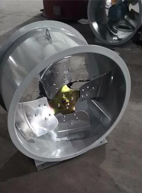 管道式低噪音轴流风机 壁式安装 SF7-4 25000m3/h 340pa 3KW