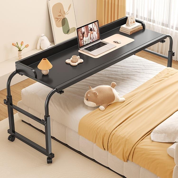 书桌跨床桌可移动升降床边桌女生卧室家用懒人床上办公电脑床尾桌