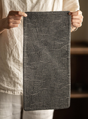 复古提花席防水茶席功夫茶具配件布艺防烫茶桌垫中式禅意桌旗