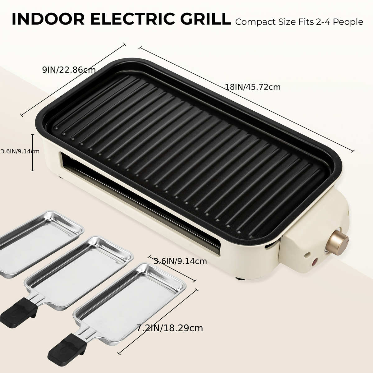 kitchen grill smokes removable indoorforelectric  with