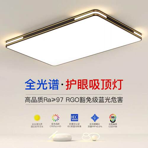 LED吸顶灯现代简约大气客厅灯2025年新款大厅吊灯卧室灯灯具大厅