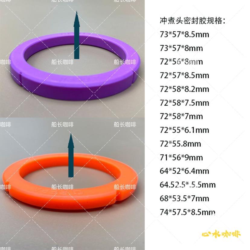 意大利/德国原装进口意式E61半自动咖啡机冲煮头硅胶密封圈胶圈