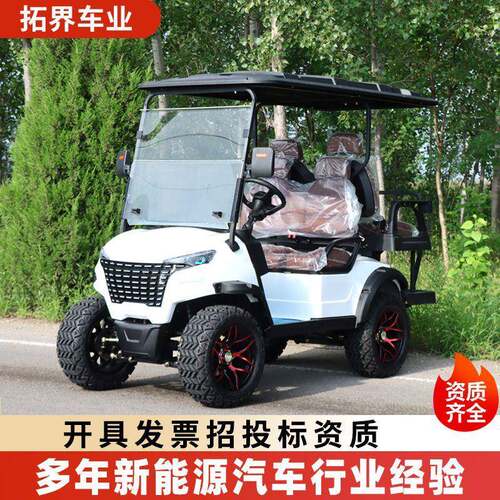 尔夫球车外贸出口2座-8座观光车酒店跨境越野电动尔夫球车