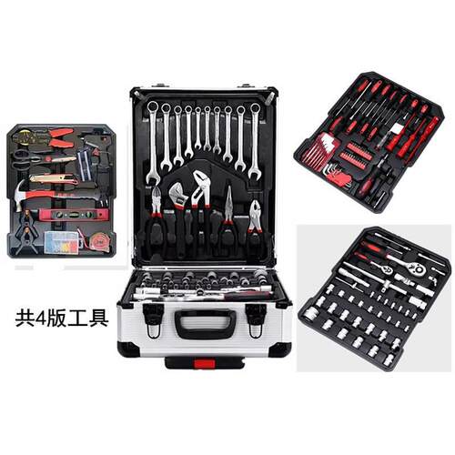 汽修箱综合套装工具大飞小飞快速扳手组合187件套拉杆工具箱