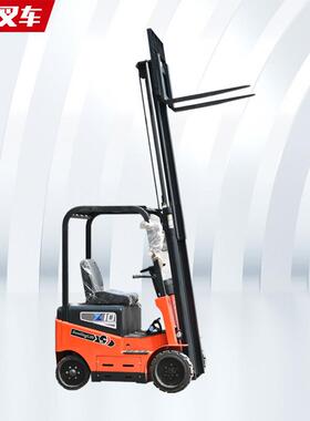 供应小型四轮电动叉车1吨2吨座驾式电动堆高车液压搬运升高铲车