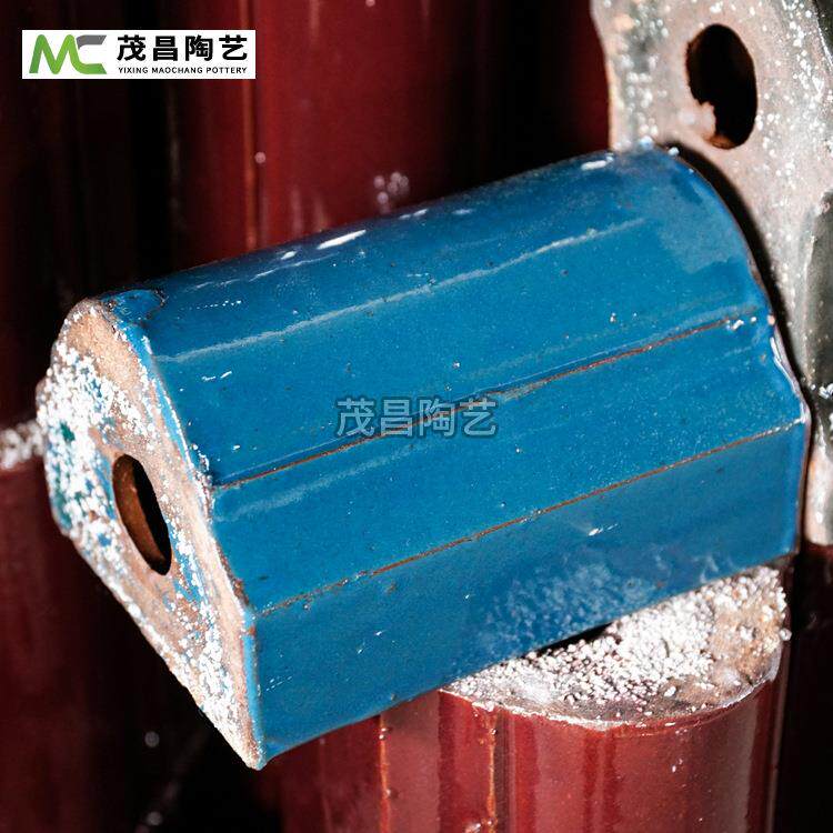 厂家供应宜兴琉璃瓦配件中式仿古脊瓦陶土筒瓦收边装饰瓦