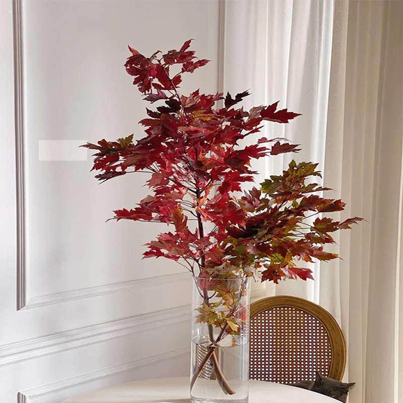 七彩枫叶鲜切鲜花云南直发鲜切枝插花水培植物红枫树秋季红叶枝条