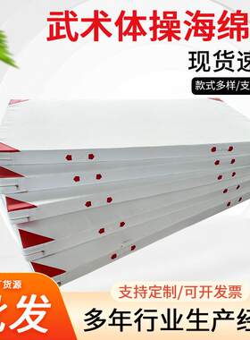 武术垫体操跆拳道垫武馆练功垫体育训练垫子海绵垫防滑环保材质