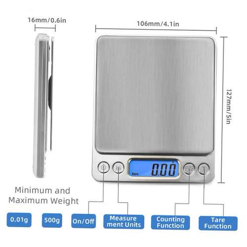 Kitchen Scale Electronic Food Scales Measuring Tool Jewelry1