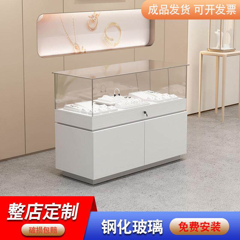 玻璃首饰展示柜博物馆展览纪念馆透明陈列柜眼镜展示柜台珠宝玻璃