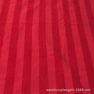 面料布雪尼尔 布麻棉植绒条子布宽条布提花服装 女装 面料2018春秋款