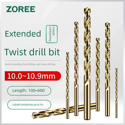 含钴加长麻花钻10.0 10.1 10.2 10.3 10.4 10.5 10.6 10.7mm 钻头