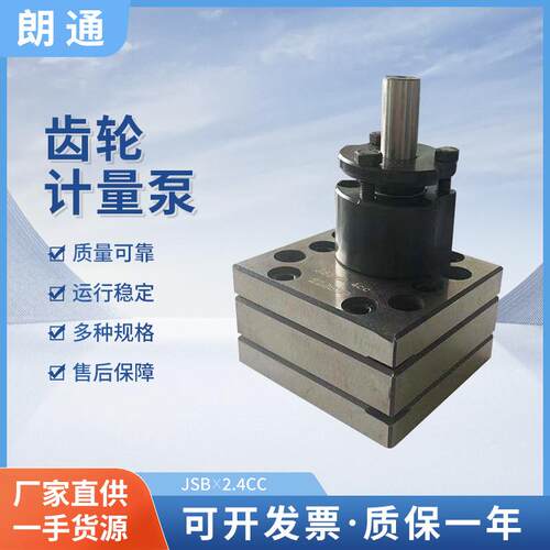 厂家供应JSB*2.4CC齿轮计量泵流体计量输送齿轮泵PU鞋机计量泵
