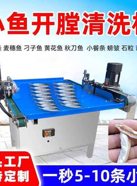 新型杀小鱼机商用全自动家用杀小鱼机小型小白条开肚去内脏机