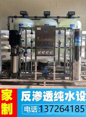 6吨双级反透工业渗纯净水机纯备净水571设RO用商大型制水装置食品