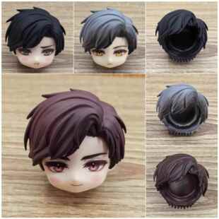 陆沉gsc头壳 ob11头发ob22/24可拆头发 GSC粘土人光与夜之恋脸壳