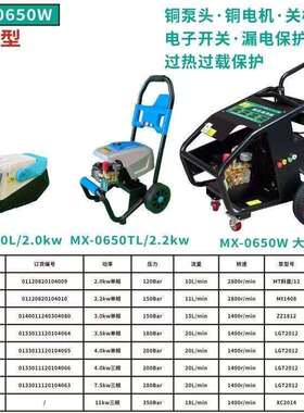 美械0650HW-3.5KW单相/单微动/20升/200压力/分体中泵LGT2012
