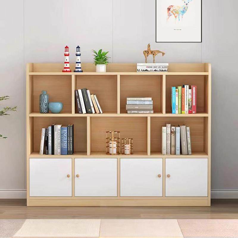 实木书架落地置物架学生教室储物书柜飘窗矮柜家用儿童收纳格子柜,住宅家具,书架,淘宝优惠券,粉丝福利购,淘宝优惠卷