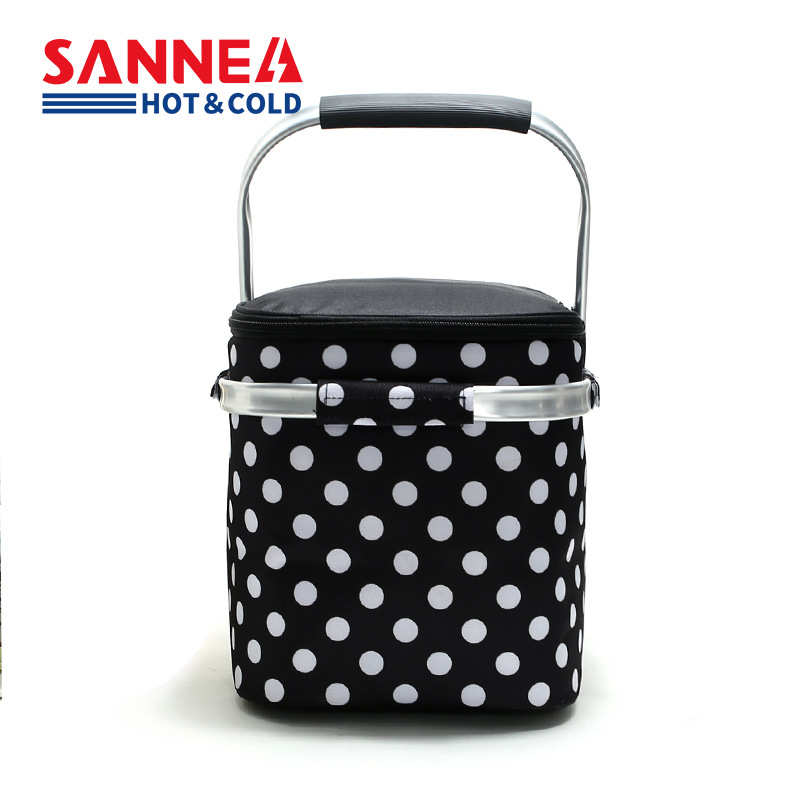 三能保温野餐篮可折叠冰包户外保温保冷手提收纳篮现货