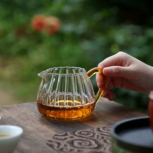 公道杯玻璃家用泡茶茶具配件分茶器加厚耐热大容量茶海高档分茶杯