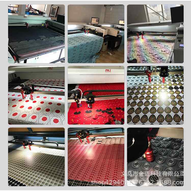 海绵毛绒布激光裁剪机自动锁边激光裁切机亚克力激光切割机设备