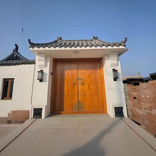 实木大门中式别墅大门庭院围墙大门祠堂寺庙大门自建房四合院大门
