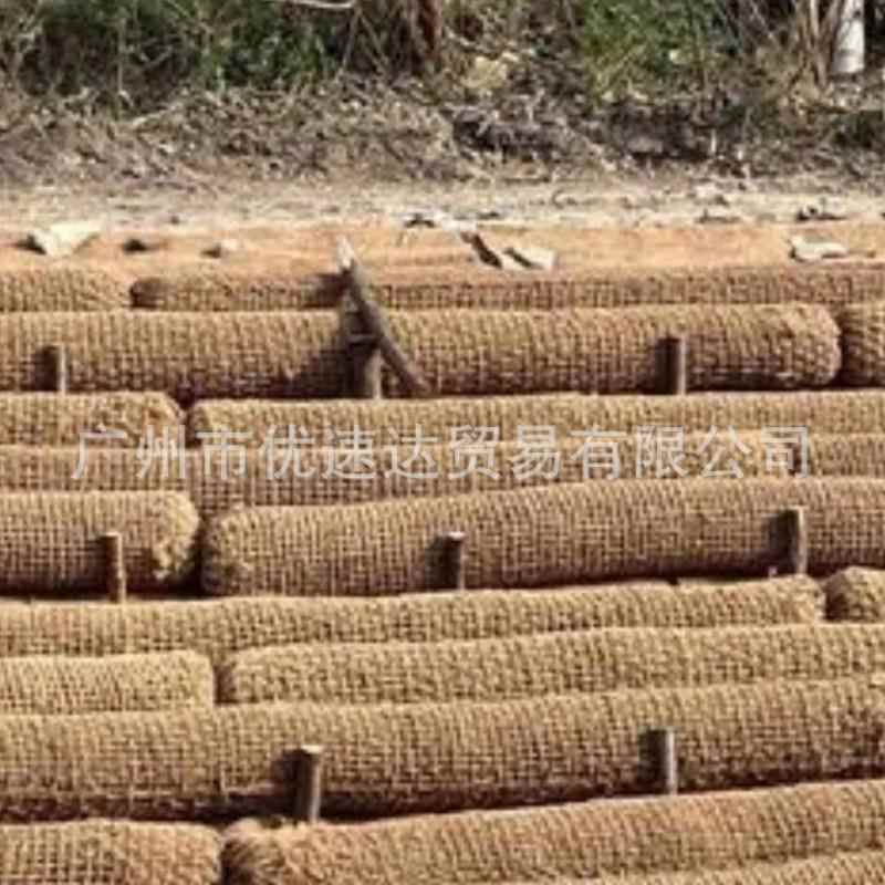 水上植物种植浮排生态护坡水环境河道植物辊生态棒椰棕棒网绳椰棕