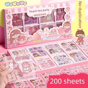100 stickers aesthetic small cute journaling sticker 贴纸pvc