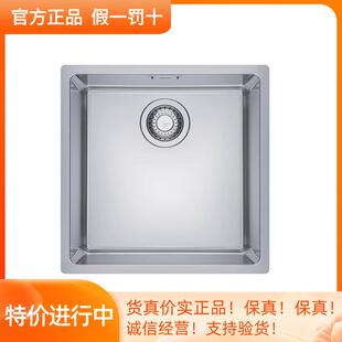 FRANKE弗兰卡厨房家用洗碗池小槽水盆304不锈钢水槽FEX110-40