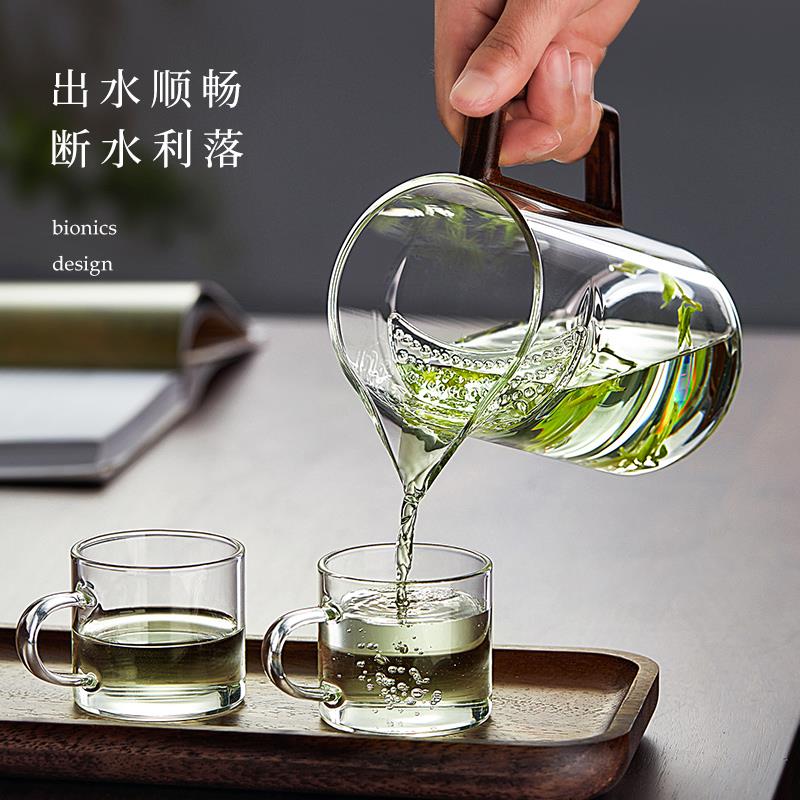茶忆壶茶玻璃泡壶2026款绿茶泡茶器月牙公新道杯望凌月牙耐热茶分