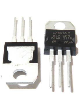 L7805CV L7805 全新国产ST 三端稳压器三极管 直插TO-220 5V 7805